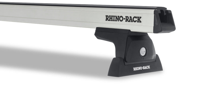 Rhino-Rack 08-16 Ford F250 4 Door Pick Up Heavy Duty RLT600 Ditch Mount 2 Bar Roof Rack - Silver