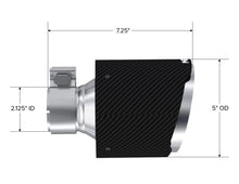 Load image into Gallery viewer, MBRP CF Tip 2.125in ID, 5in OD Out, 7.25in Length, Pair 17-25 BRZ/GR86