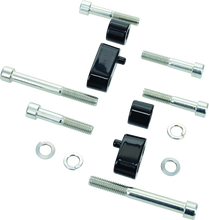 Load image into Gallery viewer, Kuryakyn Driver Floorboard Spacers 09-Up Touring Models Gloss Black