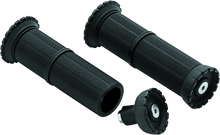 Load image into Gallery viewer, Kuryakyn Riot Universal Grips 1in Satin Black