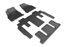 Load image into Gallery viewer, 3D MAXpider 2008-2017 Buick Enclave Kagu 1st &amp; 2nd &amp; 3rd Row Floormats - Black