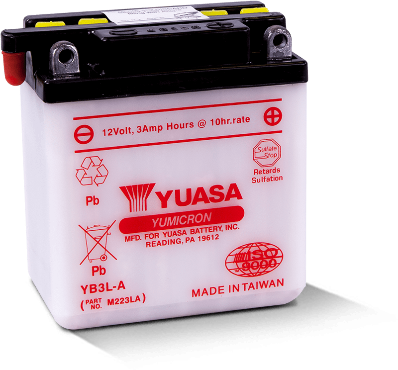 Yuasa YB3L-B Yumicron 12 Volt Battery