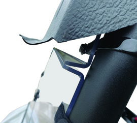 QuadBoss 16-22 Kawasaki KAF820 Mule Pro-DX Windbreak Folding Windshield