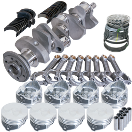 Eagle Chevy 350 2Pc 3.480in Crank 6.000in I-Beam Rod -7cc Flat Top 4.000in Pistons Rotating Assembly