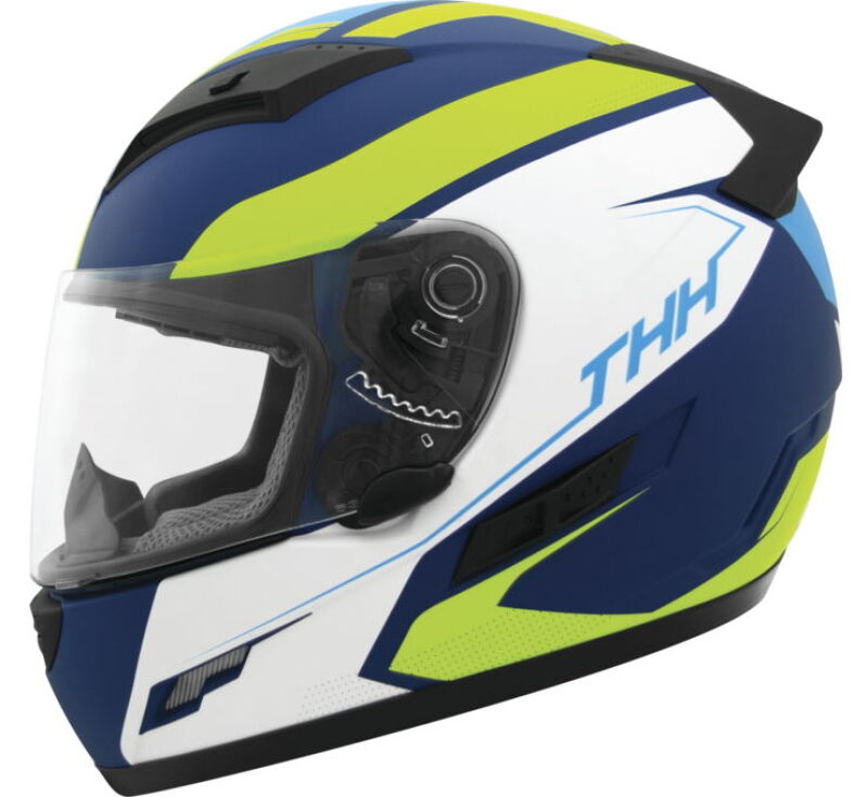 THH Helmets TS-80 Vision Blue/Yellow - 2XL