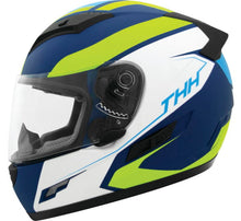 Load image into Gallery viewer, THH Helmets TS-80 Vision Blue/Yellow - Small