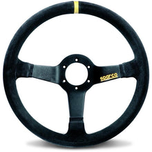 Load image into Gallery viewer, Sparco Steering Wheel 345 Suede Black