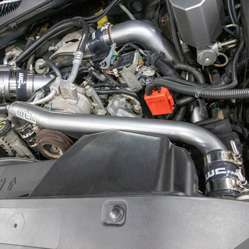 Wehrli 01-05 Chevy 6.6L LB7/LLY Duramax Thermostat Housing & Upper Coolant Pipe Kit - Bengal Silver