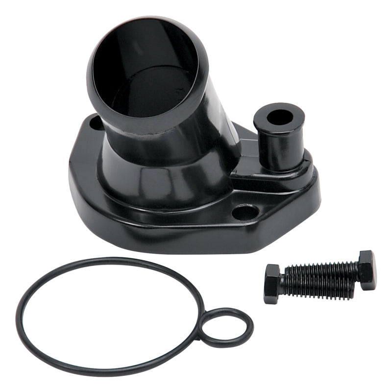 Edelbrock Steel Water Neck for Ford Small Block Windsor - Black