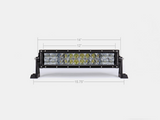 Cali Raised 14 Dual Row 5D Optic Osram Led Bar - Spot