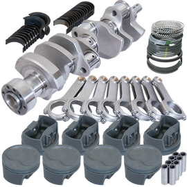 Eagle Chevy 350 1Pc 3.750in Crank 5.700in H-Beam -16cc Inv Dome 4.030in Pistons Balanced Assembly