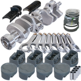 Eagle Chevy 350 1Pc 3.750in Crank 5.700in H-Beam -16cc Inv Dome 4.030in Pistons Balanced Assembly