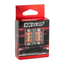 Load image into Gallery viewer, XK Glow White Festoon Error Free Ultra Bright LED Bulbs w/ Built-in Canbus 2pc 31mm