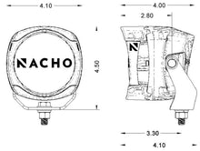 Load image into Gallery viewer, ARB NACHO Quatro Spot 4in. Offroad LED Light - Pair