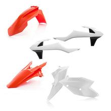 Load image into Gallery viewer, Acerbis 16-18 KTM SX125-250/ SX-F250/350/450/ XC-F250-450/ XC Plastic Kit - Orange/White Orig.17