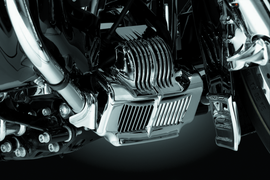 Kuryakyn Oil Cooler Cover 11-16 Touring Chrome