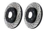 Centric C-TEK 12-15 Mercedes-Benz ML63 AMG High Carbon OE Design Slotted / Drilled 1PC Brake Rotor