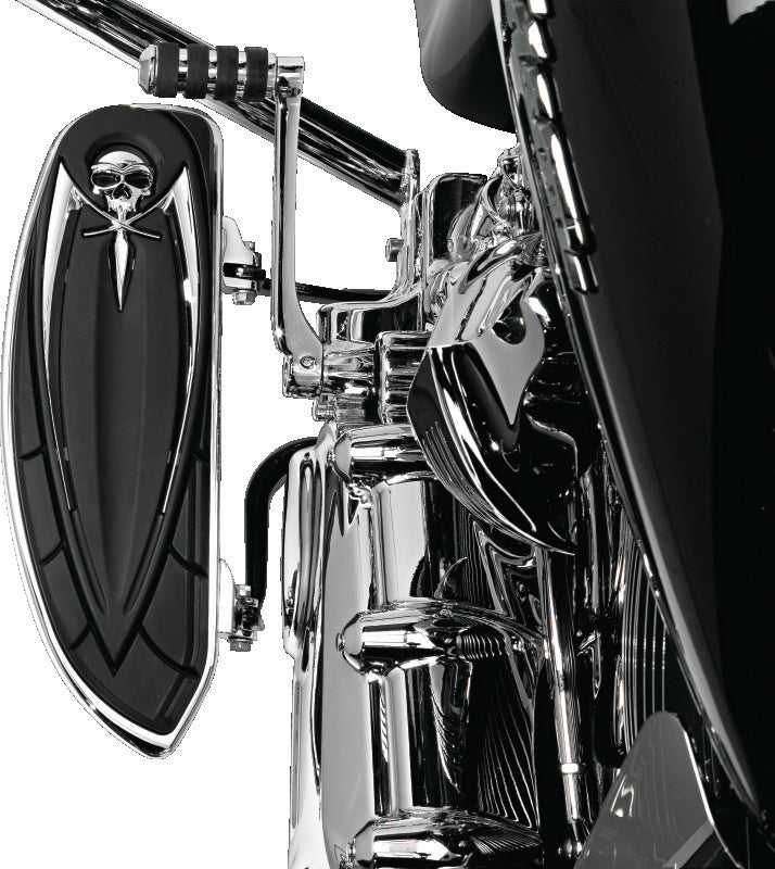 Kuryakyn Floorboard Relocator Brackets 97-16 Touring Chrome