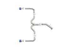 Load image into Gallery viewer, aFe Takeda 20-21 Kia Forte GT 1.6L (t) 3in to 2.5in SS Axle-Back Exhaust System w/ Blue Flame Tips