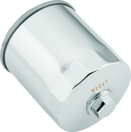 Twin Power 80-98 BT L84-Up XL Power Chr Magnet Oil Filter W/Nut H-D 63796-77A 63805-80A 63806-83