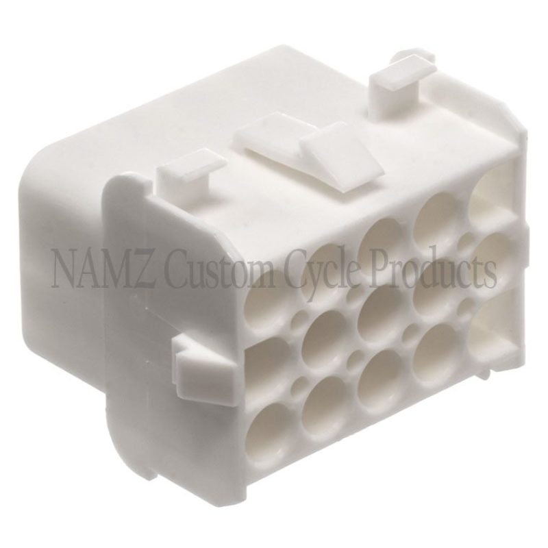 NAMZ AMP Mate-N-Lock 15-Position Male Wire Cap Connector w/Wire Seal