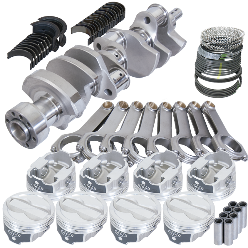 Eagle Chevy LT1 350 1Pc 3.750in Crank 6.000in H-Beam -18cc 4.060in Pistons Rotating Assembly