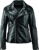 Kuryakyn Leather By River Road Ironclad Classic Leather Jacket Black Womens - 3XL