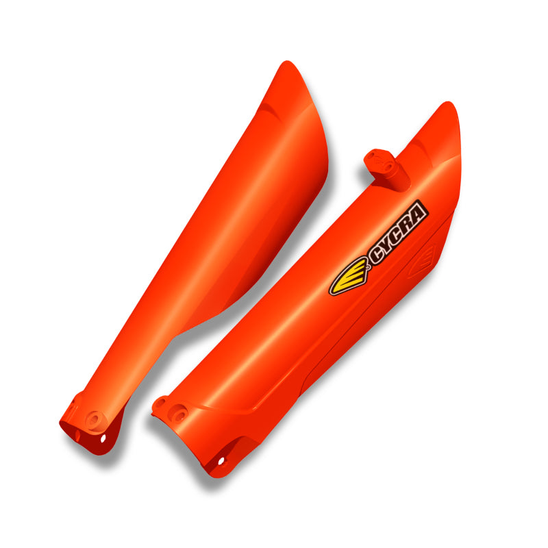 Cycra 15-22 KTM SX/SXF/XC/XCF 16-22 XCW/EXC Fork Guards - 2016 Orange