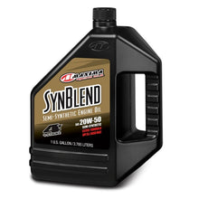 Load image into Gallery viewer, Maxima Syn Blend Ester 4T Semi-Synthetic 20W50 Engine Oil - 128oz
