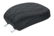 Load image into Gallery viewer, Mustang 84-06 Harley Standard Rear Tire Wide Tripper Passenger Seat Diamond Stitch - Black