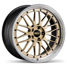 Load image into Gallery viewer, BBS LM 21x12 5x130 ET64 CB71.6 Gold Wheel w/ Diamond Cut Machined Lip
