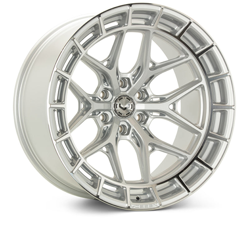 Vossen HFX-1 22x10.5 / 5x130 / ET20 / Deep / 84.1 CB - Silver Polished Wheel