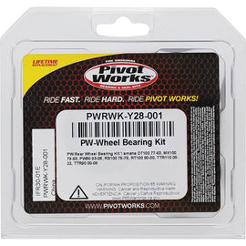 Pivot Works 83-06 Yamaha PW80 Rear Wheel Bearing Kit