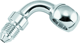 Twin Power Stainless Brake Fitting 3/8 Inch X AN3 90 Degree Banjo Adaptor
