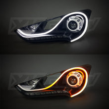 Load image into Gallery viewer, XK Glow 24inch - 2pc Sequential Switchback LED Strip Kit DRL Turnsignal for Headlights