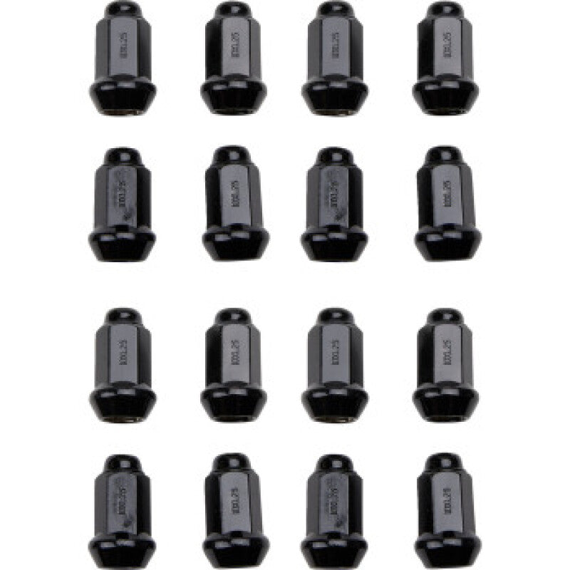 ITP Lug Nuts (Box of 16) - 10x1.25 60 Deg Taper / 14mm Head - Black