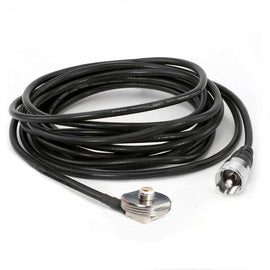 Rugged Radios 13 Ft Antenna Coax Cable with 3/8 NMO Mount