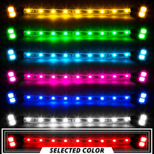 Load image into Gallery viewer, XK Glow Single Color XKGLOW UnderglowLED Accent Light Car/Truck Kit Red - 4x8In