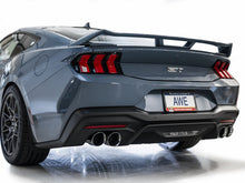 Load image into Gallery viewer, AWE 2024 Ford Mustang GT Fastback S650 RWD Track Edition Catback Exhaust w/ Quad Chrome Silver Tips