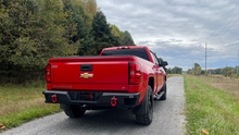 Load image into Gallery viewer, Fishbone Offroad 07-18 Chevrolet Silverado 1500/2500/3500 Double Cab Oval Side Steps -Black Textured