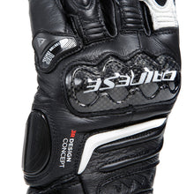 Load image into Gallery viewer, Dainese Carbon 4 Long Lady Leather Gloves - Black/White - Medium