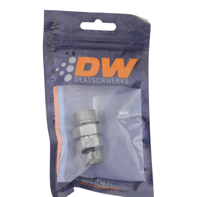 DeatschWerks 8AN ORB Male to 8AN ORB Male Swivel Adapter - Anodized DW Titanium