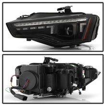 Load image into Gallery viewer, Spyder 13-17 Audi A5 HID Model Only Projector Headlights - Black (PRO-YD-AA513HIDSI-SEQGR-BK)
