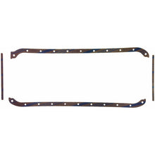 Load image into Gallery viewer, Fel-Pro OS 5041 C Engine Oil Pan Gasket Set Blue Stripe cork-rubber