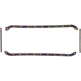 Fel-Pro OS 5041 C Engine Oil Pan Gasket Set Blue Stripe cork-rubber