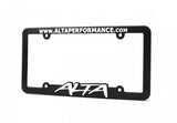 ALTA Plastic License Plate Frame