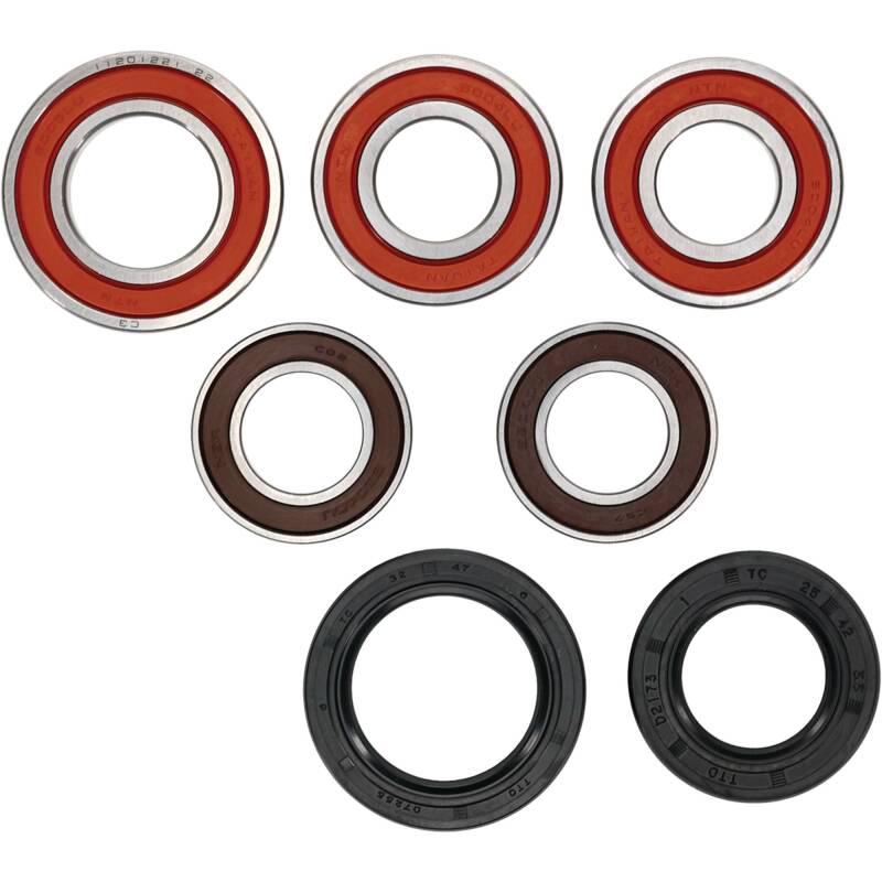 Pivot Works Kawasaki Wheel Bearing Kit Premium Bearings