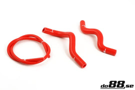 do88 Volvo 240 Coolant Hoses Complement Red
