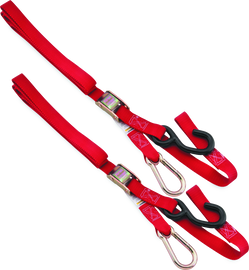 BikeMaster Tiedown Carabiner Softhook - Red