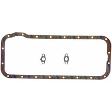 Load image into Gallery viewer, Fel-Pro Ford Thunderbird OS 11701 C Engine Oil Pan Gasket Set Blue Stripe cork-rubber